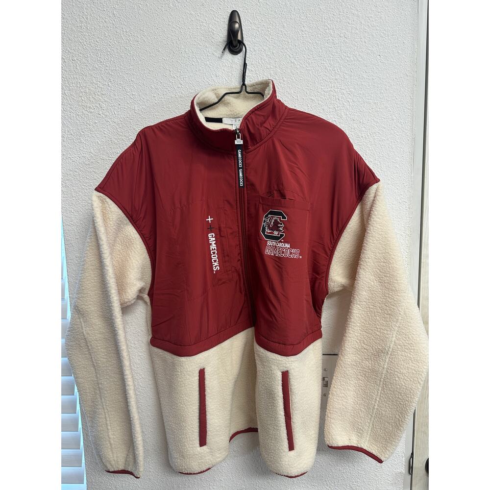 Wear by Erin Andrews Womens South Carolina Gamecocks Sherpa Fleece Jacket XXL